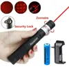 10Mile Red Laser Pointer Pen Star Cap Astronomy 650nm 2in1 303 Visible Beam Lazer Cat/Dog Toy+18650 Battery+Charger