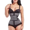 Minnaar schoonheid abdominale riem hoge compressie rits plus size neopreen taille cincher 7 stalen corset body zweet taille trainer cx200727