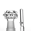 Tung runda kristallglas rökning är pärlstav runt Dome Clear CC-46 Tillverkare 18.8mm Olika färger