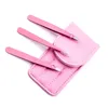 Piegaciglia in acciaio inossidabile rosa Pinzetta per sopracciglia Forbici Applicatore per ciglia finte Set per trucco con borsa9166562