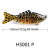 10 centímetros clássico Luria Bait plástico rígido iscas de pesca multi Seção Peixe Estrada Sub Bionic Iscas HS001 Embalagem Fishes engrenagem 7 1on B2