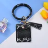designer handbag keychains individualized crocodile snake skin stone pattern wallet tassel bracelet keychain Car key chains