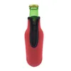 Manicotti refrigeranti per bottiglie di birra con cerniera isolanti in neoprene pieghevoli per bottiglie da 12 once 330 ml colori assortiti JK2007KD