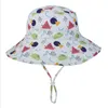 Baby Bucket Mütze Kinder Sun Fisher Hüte rund ums Spitzenrand Fischer Hut Jungen Mädchen Sommer Beach Caps Freizeit Kinder Geschenk Mode A8639170