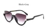 Moda Cat Mirror Mulher Sunglasses Designer Brand Designer Vintage Cateye Luxury Crystal Sun Glasses Feminino Gradiente Frames3422582