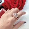 Leopard ring Brand Classic Fashion Party Jewelry For Women Ball banquet Panther Luxurious Full drilling Men039s rings Sell well2506440