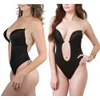 Women's Full Body Shaper Backless Shaperwear Thong Seamless U Plunge Shapers Push up Slimming BodySuit Waist Shaperwear CX200714