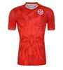 20 21 تونس البيت الابيض لكرة القدم جيرسي 2020 2021 بعيدا قمصان كرة القدم الحمراء أعلى جودة تايلند Camiseta دي فوتبول