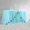 pink table skirts