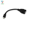 100 unids/lote Cable Micro USB OTG 11cm 5pin mini cable usb para tableta pc teléfono móvil mp4 mp5 teléfono inteligente