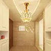 New minimalist aisle crystal chandelier lighting small pendant lights porch ceiling lights corridor balcony lotus Pendant lamps