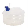 3L / 5L / 8L / 10L / 15L Inklapbare emmer met kraan PE vouwen emmer Waterfles Food Grade Outdoor Draagbare Ketel Auto Camping LXJ051