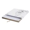 gaveta de papel estilo de slides embalagem caixa prémio aberta para o lenço
