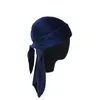 14 style unisex Velvet Durags Fashion Men's Satin Durags Bandana Turban Wigs Men Silky Durag Headwear Headband Pirate Hat Hair Accessories