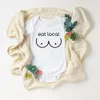 Karmienie piersią Eat Local Bodysuit Pielęgniarstwo koszula Toddler Zabawne Body Baby Summer Sumpsuit krótkie rękawy Casual Onesie 024M9541395