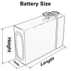 Scooter Battery Pack 72V 30AH Wodoodporne baterie rowerowe z PCV z 60A BMS + 4A ładowarki do 3000W 1500W Scooter Scooter Silnik