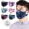 Ciclismo máscara facial Carvão Ativado com filtro PM2.5 Anti-Poluição Esporte Máscaras reutilizáveis ​​Bike Cycling contra pó