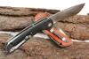 Новый шаровой подшипник Flipper складной нож D2 Satin Point Blade G10 H10 Ручка из нержавеющей стали с розничной коробкой
