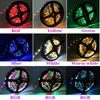 DHL LED Strip Light 12V SMD3528 5050 5630 300LED Strip Waterdicht lint voor flexibele strip Home Bar Decor Lampada LED 5M / Rol RGB