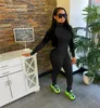 Женщины ползунки сплошного цвета onesie длинного рукав Комбинезоны Bodycon комбинезон сексуального Клубна лето одежда тонкий один кусок брюки плюс размер 3317