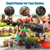 18 '' Piantatura Piantatura Autrice a spirale Foro Biviere Bit For Garden Yard Earth Bulb Planter Mano Elettrico Twist Drill Giardino Verdure Allentare Bit