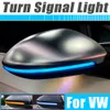 Flowing Water Blinker Side Mirror Flashing Light LED Dynamic Turn Signal Light For VW Golf 7 MK7 75 GTI R Sportsvan Touran L II4290522