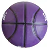 NY SPALDING 24 Black Mamba Signature Purple Basketball 84132Y Snake Pattern Printed Rubber Game Training Basket Ball Storlek 78329945