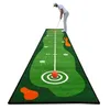 Indoor Golf Green Family Practice Portable Putter Mini Golf Green Practice Blanket Blanket Kit kan vikas och lagras träningsmatta