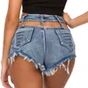 Женщины отталкивают микро короткие джинсы женские мини -шорты сексуальные полые ночные джинсовые шорты Женские джинсы с высокой талией джинсы T200602