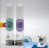 Tube à essai de sel de bain pour masque de 40ml avec capuchon en aluminium, Tube cosmétique en plastique transparent de 40cc, bouteille de bonbons, emballage cosmétique
