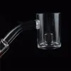 New 4mm Bottom Flat Top Core Reactor Quartz Gavel Banger 10mm 14mm 18mm Quartz Banger Nails 45 90 For Glass Bongs Water Pipes