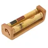 ホーネット天然木の圧延機の携帯用タバコの圧延ツール木製のたばこメーカー手のローリングツール喫煙アクセサリー