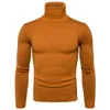e-baihui 남자 가을 겨울 터틀넥 긴 소매 슬림 풀오버 스웨터 셔츠 블라우스 탑 패션 풀오버