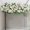 인공 꽃 행 장식 웨딩 벽 배경 배열 배열 용품 장미 로맨틱 커스텀 DIY 아치 장식 1