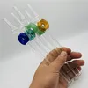 8.3 pollici Mini narghilè Collettore del nettare con punte del filtro di vetro trasparente spesso tubo di vetro Pyrex Rig Stick Smoking Hand Pipes