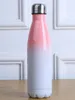 17 Unzen Sublimation Cola-Flasche 6 Farben Sport-Edelstahl-Trinkflaschen Hot Cold Water Insulated Vakuumflasche für Kid Schule A07