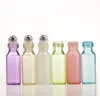 Мини 5мл Путешествие Портативного Empty Glass Refillable Образец Ролл на бутылках с подвесом для Essential Perfume Oil Liquid