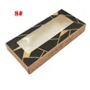 Falska ögonfransar Packaging Box 3D Mink Eyelashes Boxar Faux Cils Lash Stripe Empty Paper Lash Boxar Packaging Faux Cils Marble8851431