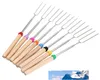 Stainless Steel BBQ Marshmallow Roasting Sticks Extending Roaster Telescoping YD0454