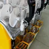 新しいアイススラッシャ4タンクスラッシュマシン48Lスムージーグラニータ機械1500Wスノー融解マシンスラッシュメーカーアイスクリーム