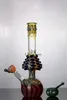 Grande bicchiere di vetro alto Bease Bong Tubi di acqua di vetro di funghi colorati Bong Dab Rig Narghilè Accessori per fumatori Tubo con downstem 18MM