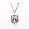 S925 Collana con testa di tigre in argento Serie Gatto vintage Collana con pendente testa di tigre Hip Hop Uomini e donne Testa di tigre Catena clavicola4215962