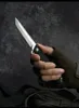 TL-J024 Svart Slitstark G10 Hantera Tactical Folding Knife D2 Blad för utomhus Camping Jaktöverlevnad