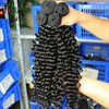 Paquets de vague d'eau de cheveux humains avec fermeture frontale en dentelle cheveux brésiliens 3 paquets traiter avec 13x4 tissage de cheveux humains frontaux Remy9599909