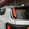 1 par de lâmpada refletor led luz traseira luz de freio luz traseira luz traseira para jeep compass 2017 2018 2019