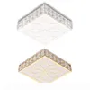 Luci quadrate moderne Lampada da soffitto per portico semplice corridoio Illuminazione per interni domestici Soggiorno Cucina Lampada da soffitto a LED in cristallo 5W