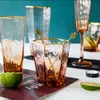 Złoty Rimmed Glass Inny Drinkware Creative Heat Resorant Czerwony Wino Szampana Puchar Kubek Gospodarstwa Domowego Whisky