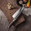 Acciaio del cuoco unico in acciaio al carbonio Coltello rivestito in acciaio forgiato Boning Affettatura Butcher Kitchen Knives Coltelli a mannaia Cucina Macellazione Coltello da cucina all'ingrosso