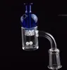 2020 Nouveau 25mm Quartz Banger Nail avec Spinning Cyclone Carb Cap et Terp Pearl Femelle Mâle 10mm 14mm 18mm pour Dab Rig Bong