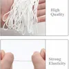 50/100/200M 3mm Elastic Bands White and Black Polyester Elastic Bands for Clothes Garment Sewing Accessories